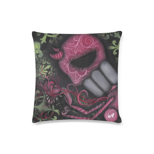 Take this Heart Custom Zippered Pillow Case 16"x16"(Twin Sides)