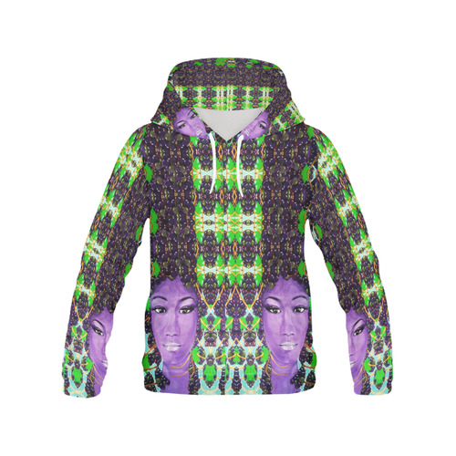 passions paradis All Over Print Hoodie for Women (USA Size) (Model H13)