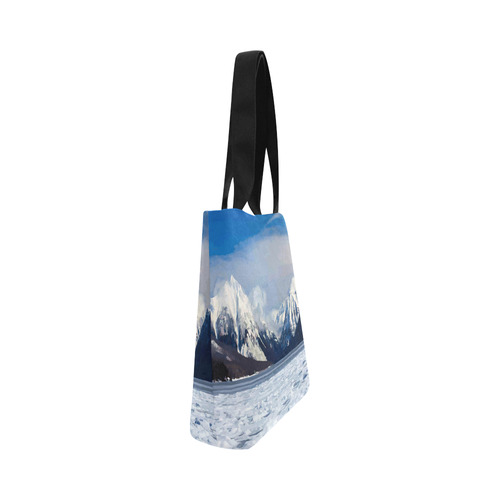 Icy Mountain Landscape Canvas Tote Bag (Model 1657)