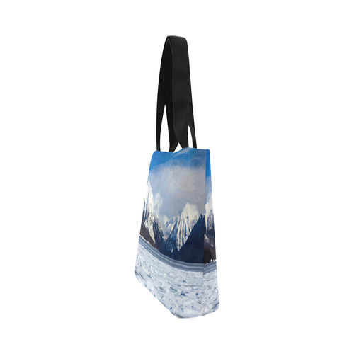 Icy Mountain Landscape Canvas Tote Bag (Model 1657)