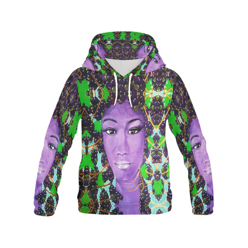passions paradise2 All Over Print Hoodie for Women (USA Size) (Model H13)