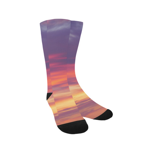 Fire in the sky photo Trouser Socks