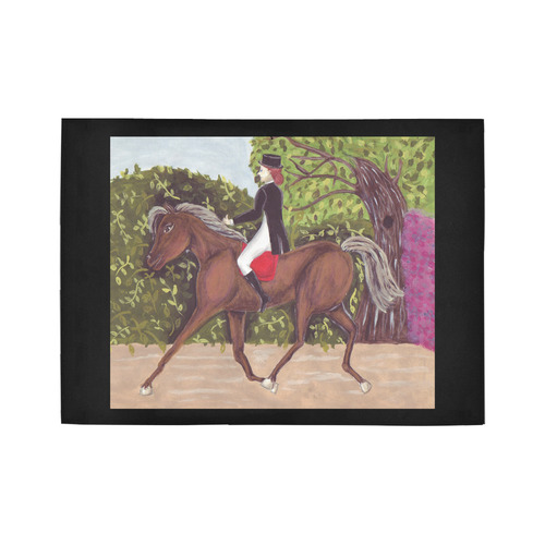 Dressage Horse English Riding rug Area Rug7'x5'