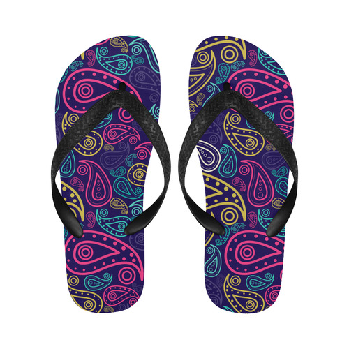 paisley Flip Flops for Men/Women (Model 040)