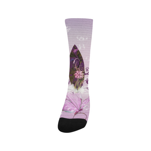 Sport, surfing in purple colors Trouser Socks