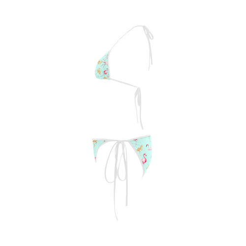 Flamingo (blue) Custom Bikini Swimsuit