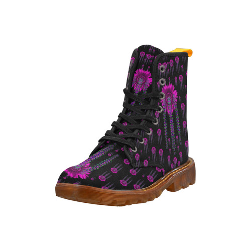 Jungle Flowers Martin Boots For Women Model 1203H