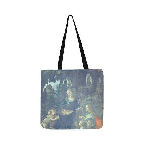 Leonardo da Vinci Virgin of the Rocks Reusable Shopping Bag Model 1660 (Two sides)