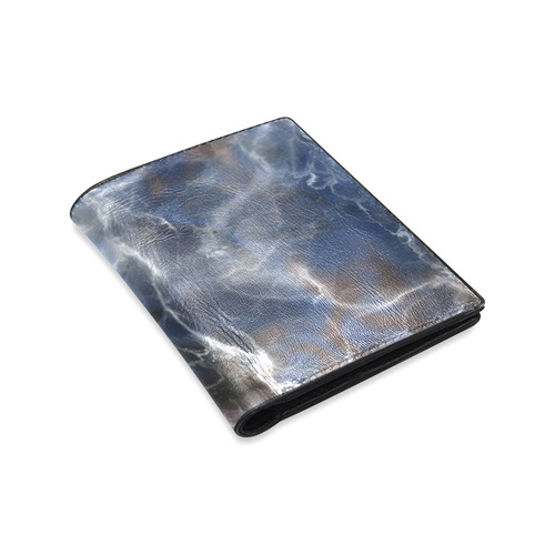 Fabulous marble surface A by FeelGood Men's Leather Wallet (Model 1612)