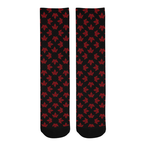 Cool Canada Souvenir Socks Black Trouser Socks