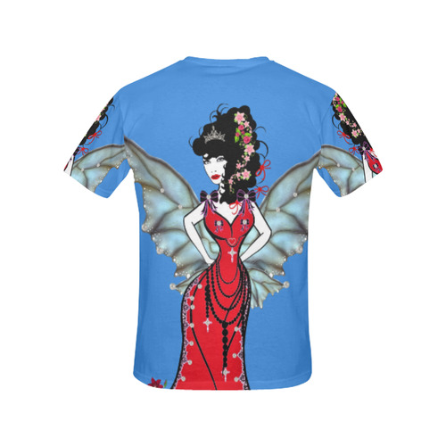 Fairy Princess Anastasia All Over Print T-Shirt for Women (USA Size) (Model T40)