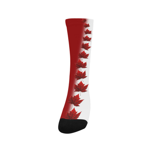 Canada Flag Socks Red Maple Leaf Trouser Socks