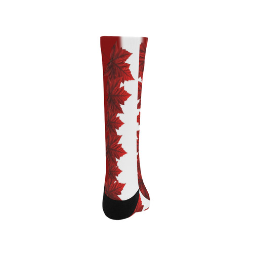 Red Maple Leaf Canada Socks Trouser Socks