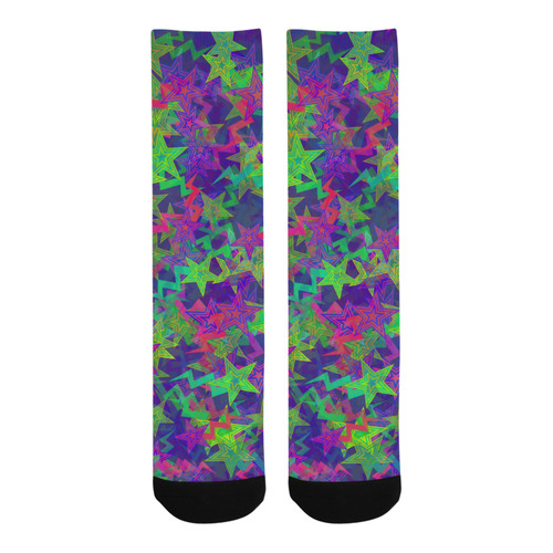 Purple Shooting Stars Trouser Socks