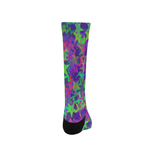 Purple Shooting Stars Trouser Socks