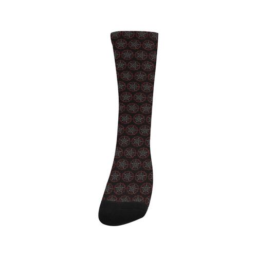 Lucifers Star Gothic Fractal Art Trouser Socks