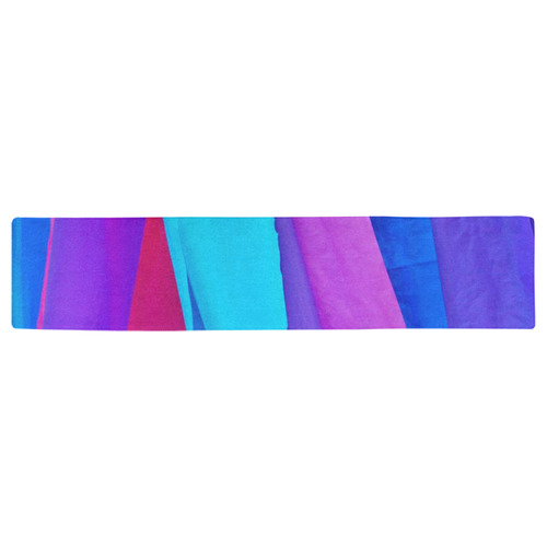 Purple Ribbons Table Runner 16x72 inch