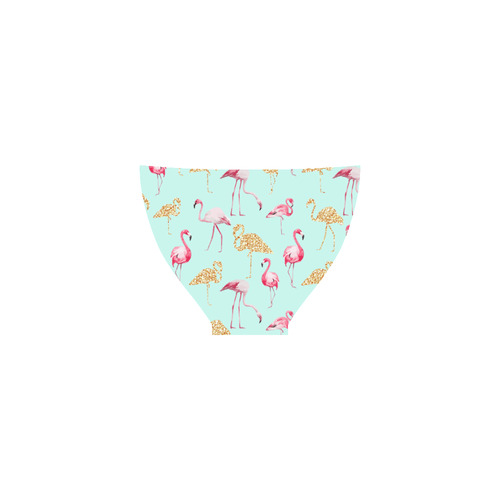 Flamingo (blue) Custom Bikini Swimsuit