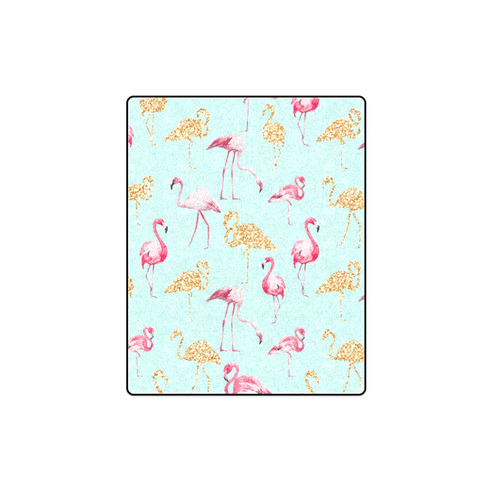 Flamingo (blue) Blanket 40"x50"