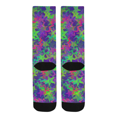 Purple Shooting Stars Trouser Socks