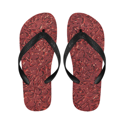 Sparkling Metal Art B by FeelGood Flip Flops for Men/Women (Model 040)