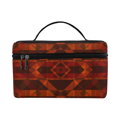 Sci-Fi Horror Geometriv design pattern Modern style Cosmetic Bag/Large (Model 1658)