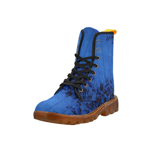 Blue Wall Flowers Martin Boots For Women Model 1203H