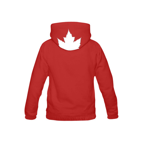 Canada Kid's Hoodies Canada Maple LeafHoode All Over Print Hoodie for Kid (USA Size) (Model H13)