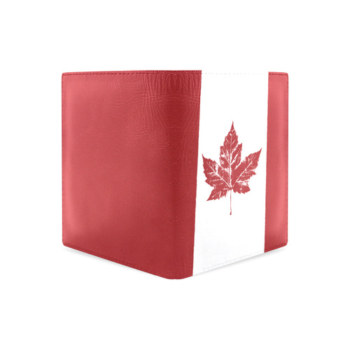 Canada Wallets Leather Canada Souvenir Wallets Men's Leather Wallet (Model 1612)