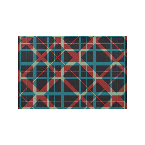 Plaid I Hipster style plaid pattern Placemat 12’’ x 18’’ (Two Pieces)