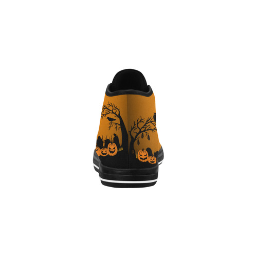 Trick or Treat in the Graveyard Mens Hightops Vancouver H Men's Canvas Shoes/Large (1013-1)