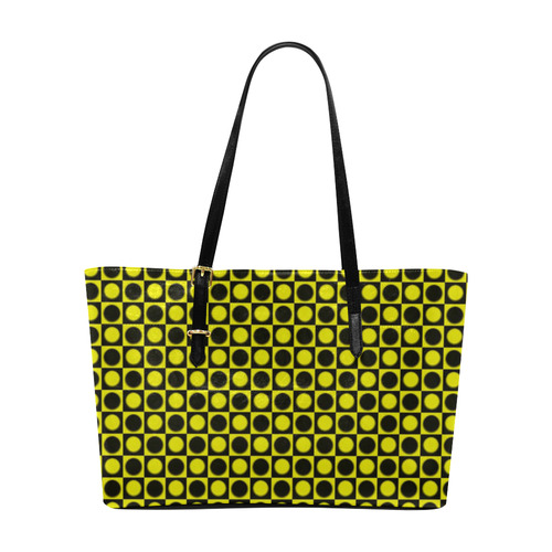 friendly retro pattern I by Feelgood Euramerican Tote Bag/Large (Model 1656)