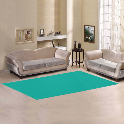 Pool Green Area Rug 9'6''x3'3''