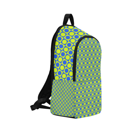 friendly retro pattern C by Feelgood Fabric Backpack for Adult (Model 1659)