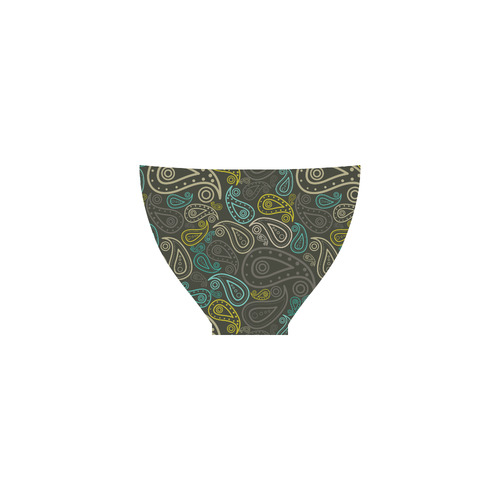 paisley art Custom Bikini Swimsuit