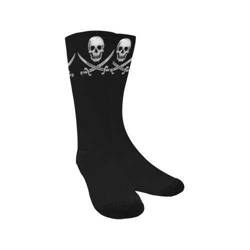 Pirate Jolly Roger Skull and Crossbones Trouser Socks