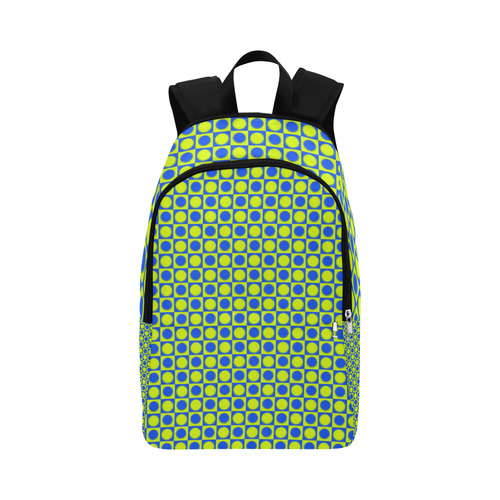 friendly retro pattern C by Feelgood Fabric Backpack for Adult (Model 1659)