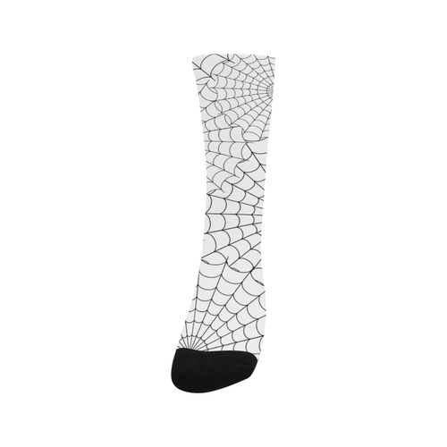 Halloween Spiderwebs - Black Trouser Socks