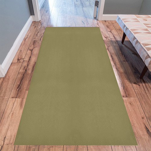 Green Moss Area Rug 9'6''x3'3''