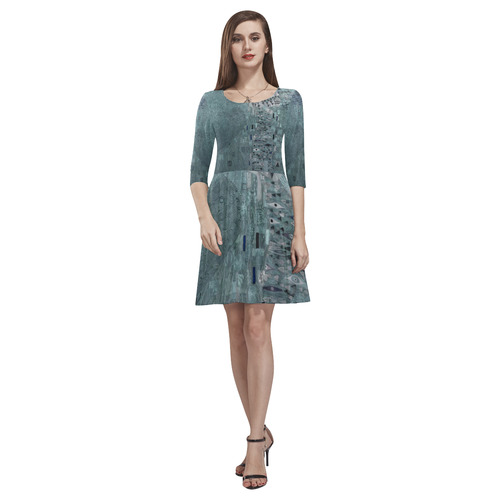 Klimt 3 Tethys Half-Sleeve Skater Dress(Model D20)