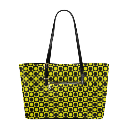 friendly retro pattern I by Feelgood Euramerican Tote Bag/Large (Model 1656)