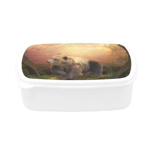 Awesome bear in the night