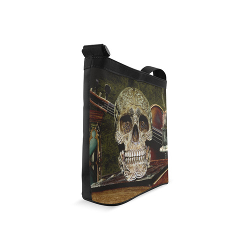 Funny Skull and Book Crossbody Bags (Model 1613)