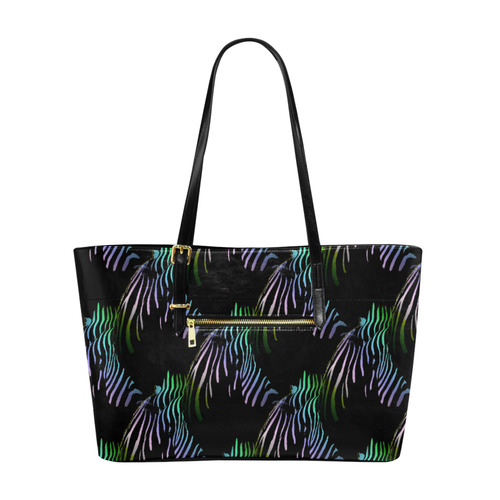 Unicorn Stripes Euramerican Tote Bag/Large (Model 1656)