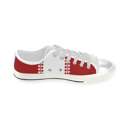 Kid's Canada Shoes Classic Canvas Sneakers Low Top Canvas Shoes for Kid (Model 018)