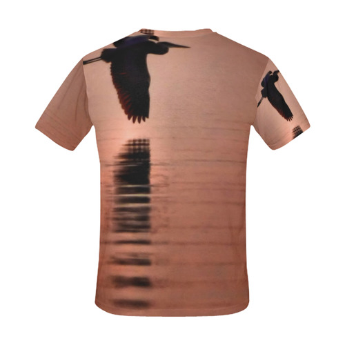 FREE BIRD All Over Print T-Shirt for Men (USA Size) (Model T40)