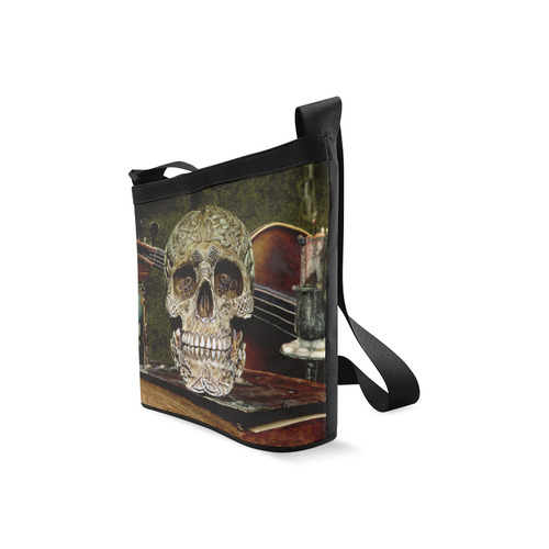 Funny Skull and Book Crossbody Bags (Model 1613)