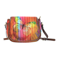 Butterfly by Nico Bielow Saddle Bag/Large (Model 1649)