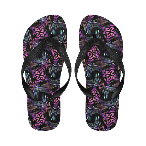 Magic Stripes Flip Flops for Men/Women (Model 040)