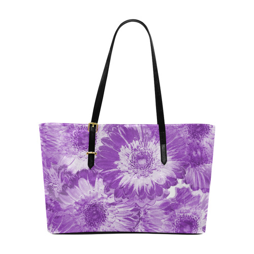 Purple Garden Euramerican Tote Bag/Large (Model 1656)